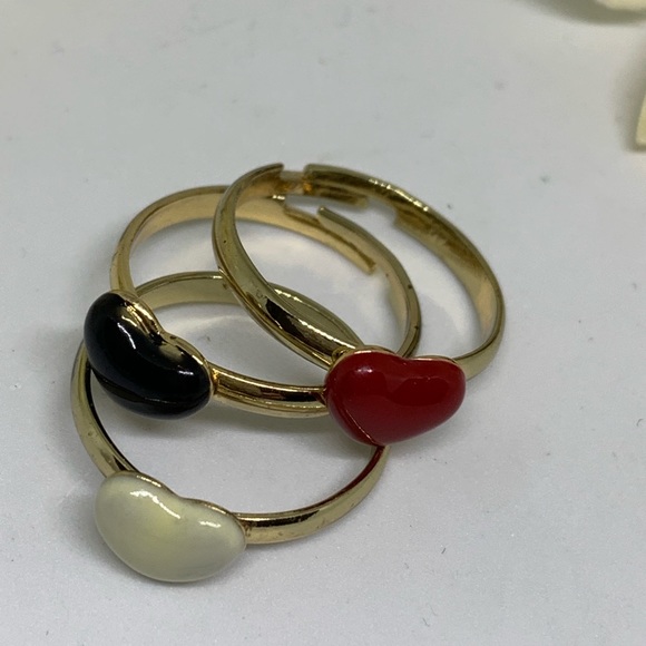 Stackable Ceramic Heart Rings - [JW-114] - Picture 5 of 8